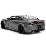 2021 Dodge Charger Srt Hellcat Gray Metallic Fast X (2023) Movie Fast & Furious Series 1/24 Diecast Model Car By Jada