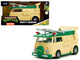 Party Wagon Green and Beige Teenage Mutant Ninja Turtles Hollywood Rides Series Diecast Model Car by Jada