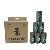 Poop N Tie Refill Box 16 Rolls Of Drawstring Bags