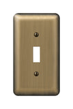 WALLPLATE 1 TOG BRSH BRS (Pack of 1)