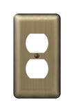 Wallplt 1D Brsh Brass (Pack Of 1)