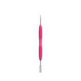 Manicure Pusher With Silicone Handle "Gummy" UNIQ 11 TYPE 1 (Flat Straight Pusher + Ring) PQ-11/1- STALEKS