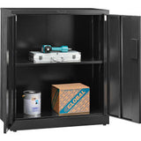 Global Industrial Ez Assemble Counter Height Cabinet 36W X 18D X 42H Unassembled Black