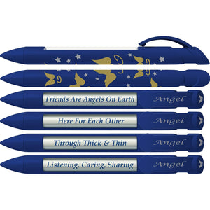 Greeting Pen Angel Friend Appreciation Pens With Rotating Messages, 6 Pen Set (36513)