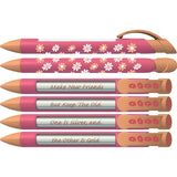 Greeting Pen Friend Pen - Daisy And Heart Trio 6 Pen Set 36543