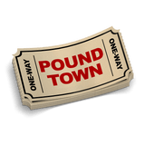 Pound Town Ticket - Hard Hat Decal