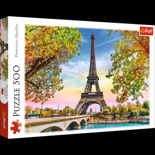 Trefl 500 Piece Jigsaw Puzzles, Romantic Paris, France
