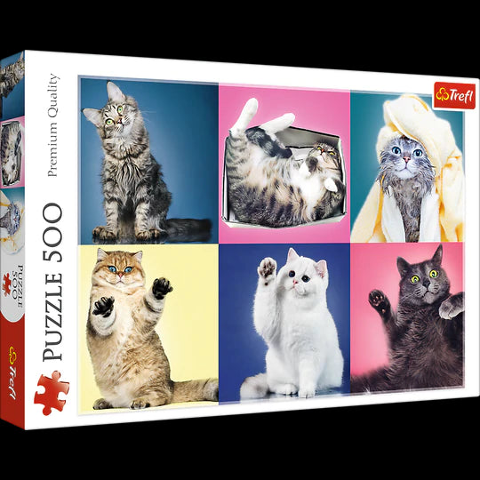 Trefl 500 Piece Jigsaw Puzzles, Kittens