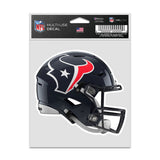 Houston Texans Decal 3.75x5 Helmet Fan