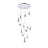Amherst 30 Inch Led Chandelier In Chrome