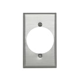 WALLPLATE RECEPT 1G ALUM (Pack of 1)