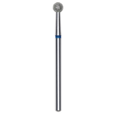 DIAMOND NAIL DRILL BIT, "BALL", BLUE, HEAD DIAMETER 4MM (FA01B040) - STALEKS™