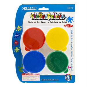 Bazic 1.35 Fl Oz (40 Ml) 4 Color Fingerpaint / Box Qty - 24