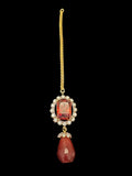 BR504 Arzoo garnet choker set  ( READY TO SHIP )
