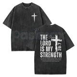 Jesus Gym Shirt – Retro Christian Pump Cover Weightlifting Graphic Tee, Vintage Washed Faith Apparel Lightweight Cotton Activewear Top