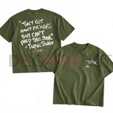 "Money For Wars" 90s Hip Hop Graphic T-Shirt - Vintage Rap Music Legend Tee