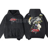 OceanDust4U Zelda: Twilight Princess v2 Hoodie – Premium Cotton, Oversized Fit, Pre-Washed Vintage Style