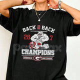 SEC Championship 2025 Go Dawgs Shirt - Georgia Bulldogs Football Victory Tee, Official SEC Champions Fan Apparel, UGA Game Day Gear