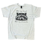 "Not My Trash Not My Dumpster" Funny T-Shirt – Sarcastic Boundary Statement Graphic Tee, Premium 100% Cotton Unbothered Top, Soft Lived-In Heavyweight Minimalist Humor Shirt, Made in USA