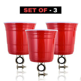 Red Bicycle Handlebar Cup Holder