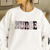 Leopard Print Nurse Sweatshirt | Trendy Medical Icon Nursing Crewneck | Aesthetic Stethoscope Graphic Pullover | Fierce RN LPN NP Jumper | Wild About Nursing Shirt | Modern Healthcare Professional Top