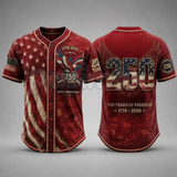 America 250th Anniversary Baseball Jersey – USA 1776–2026 Semiquincentennial Patriotic Shirt