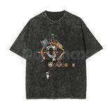 Josuke Higashikata Jojolion Tee – JoJo's Bizarre Adventure Part 8 Retro Wash Cotton Unisex Graphic Shirt