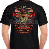 Politically Incorrect Merry Christmas T-Shirt - Funny Subversive Holiday Slogan Tee, Adult Christmas Humor Apparel, Anti-PC Statement Gift