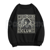 Weird Girls Club Aesthetic Tee – Whimsy Goth Celestial Hoodie & Dark Academia Sweatshirt