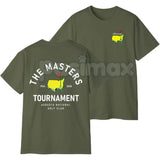 2026 Masters Tournament Shirt – Augusta 92 Years National Golf Tee with Champions List 1934–2026, Premium 100% Cotton Sports History Top, Soft Lived-In Heavyweight Green Jacket Shirt, Made in USA