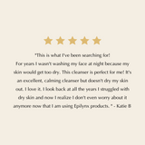 Hydrating Face Wash for Sensitive, Dry Skin – Non-Stripping with Aloe & Cucumber, Gluten-Free