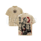 Escanor Seven Deadly Sins T-Shirt – Retro Anime Lion's Sin of Pride Graphic Tee, Vintage Washed Lightweight Cotton Unisex Streetwear Top