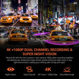Rexing V1P 4K Dual Channel Dash Cam 4K+1080p with Wi-Fi