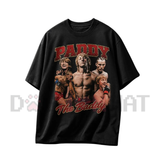 Liverpool Brawler Combat Vintage Wash Tee - Paddy The Baddy UFC Graphic Men's Cotton Fighter Shirt