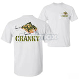 Crankbait T-Shirt - Camo Bass Fishing Lure Graphic Tee, Angler Humor Apparel for Men, Gift for Crankbait Lovers