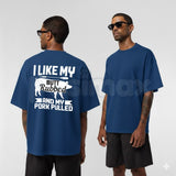 I Like My Butt Rubbed Funny Barbecue T-Shirt – Smoker Grill Master Joke Tee, Humorous BBQ Pork Innuendo Unisex Graphic Shirt
