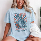 "Mad As Hell" Vintage Patriotic 4th of July T-Shirt – America 250th Anniversary Commemorative Independence Day Graphic Tee