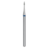 STALEKS - Diamond nail drill bit, "Flame" mini, blue, EXPERT 1/3 mm (FA12B010/3)