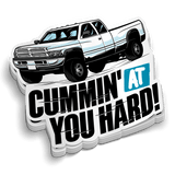 Cummin At You Hard - Hard Hat Decal
