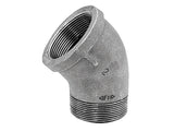 ELBOW ST 45DEG GALV 1/4 (Pack of 1)