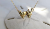 Sacred Heart and Immaculate Heart Necklace