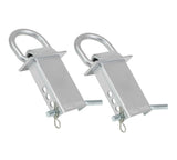 Mytee Products Heavy Duty Adjustable Trailer Stake Pocket D Ring Zinc Coated w/ 1/2 Hitch Pin, WLL 5400 lbs & 4 Adjustable Hole,