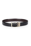 Men Black Textured Formal Belt