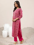 Libas Women'S Viscose Rayon Kurta Set (400267I_Pink_Xl)