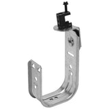 J-Hook, 1/2In Flange, 4In Max Cap