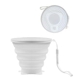 Intatikoo Silicone Collapsible Cups for Camping Travel,Small Portable Backpacking Camping Cup for Outdoor,Reusable Folding Trave