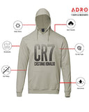 Adro Men'S Cotton Hooded Sweatshirt (H20-M-Cr07-Ch_Beige_S)