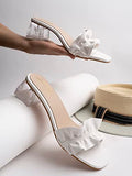 Shoetopia Girls 1297 White Heeled Sandal - 4 Uk (Girls-1297-White),White,4,B0CRPD2Y82