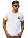 Adro Men'S Solid Regular Fit T-Shirt (Rn24-Stick-Yong-Wh_White,WhiteApparel,S