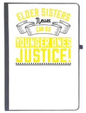 Udnag Ruled Notebook Diary Sister | Elder Sisters Never Can Do Younger Ones Justice!, [A5 80Pages 80Gsm]